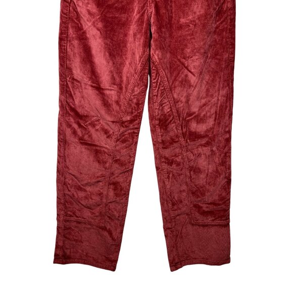 We The Free Riser Taker High Rise Straight Corduroy Pants Wine Womens 28 - Picture 13 of 15